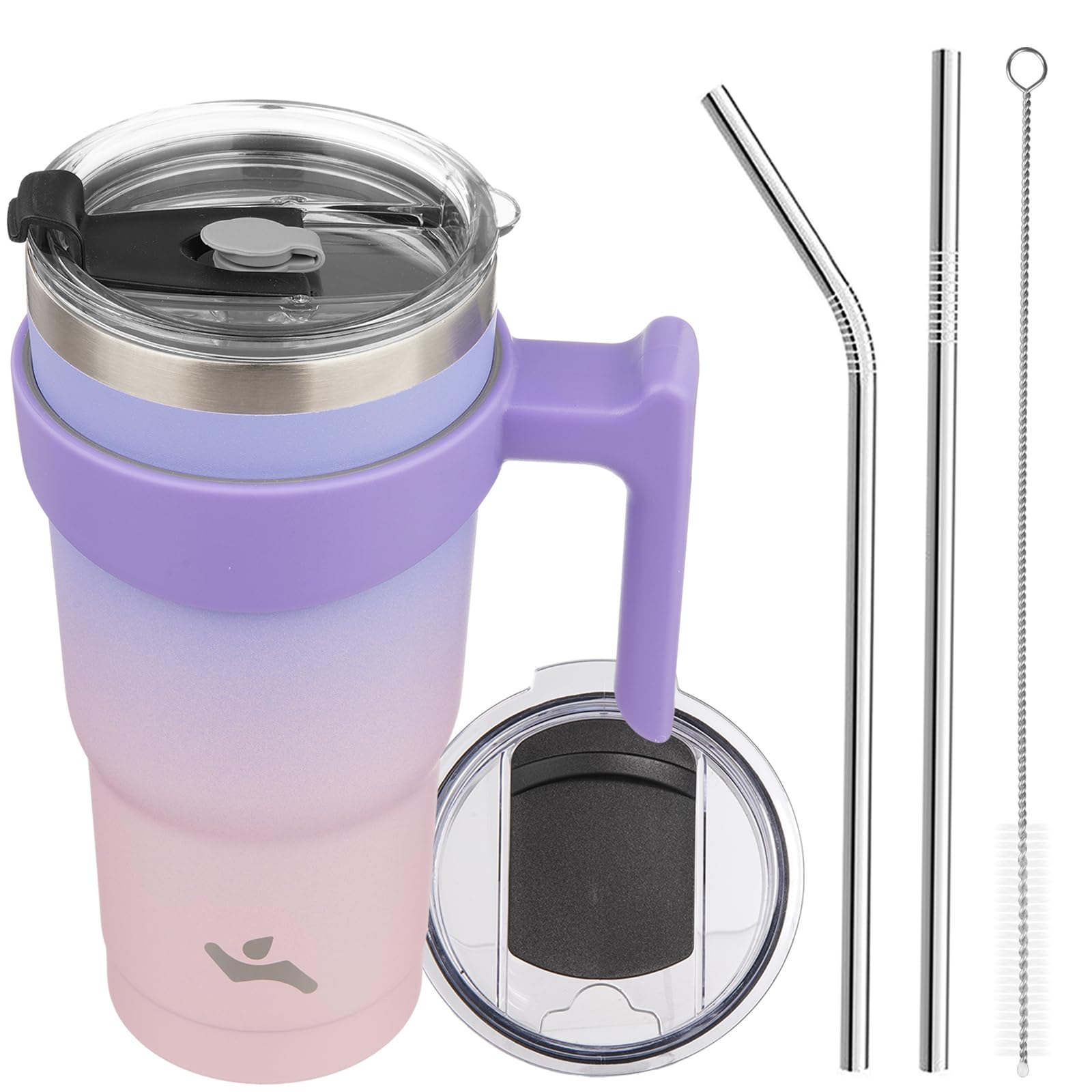 Konokyo 20oz tumbler con manija desmontable para agarre cómodo y versatilidad.
