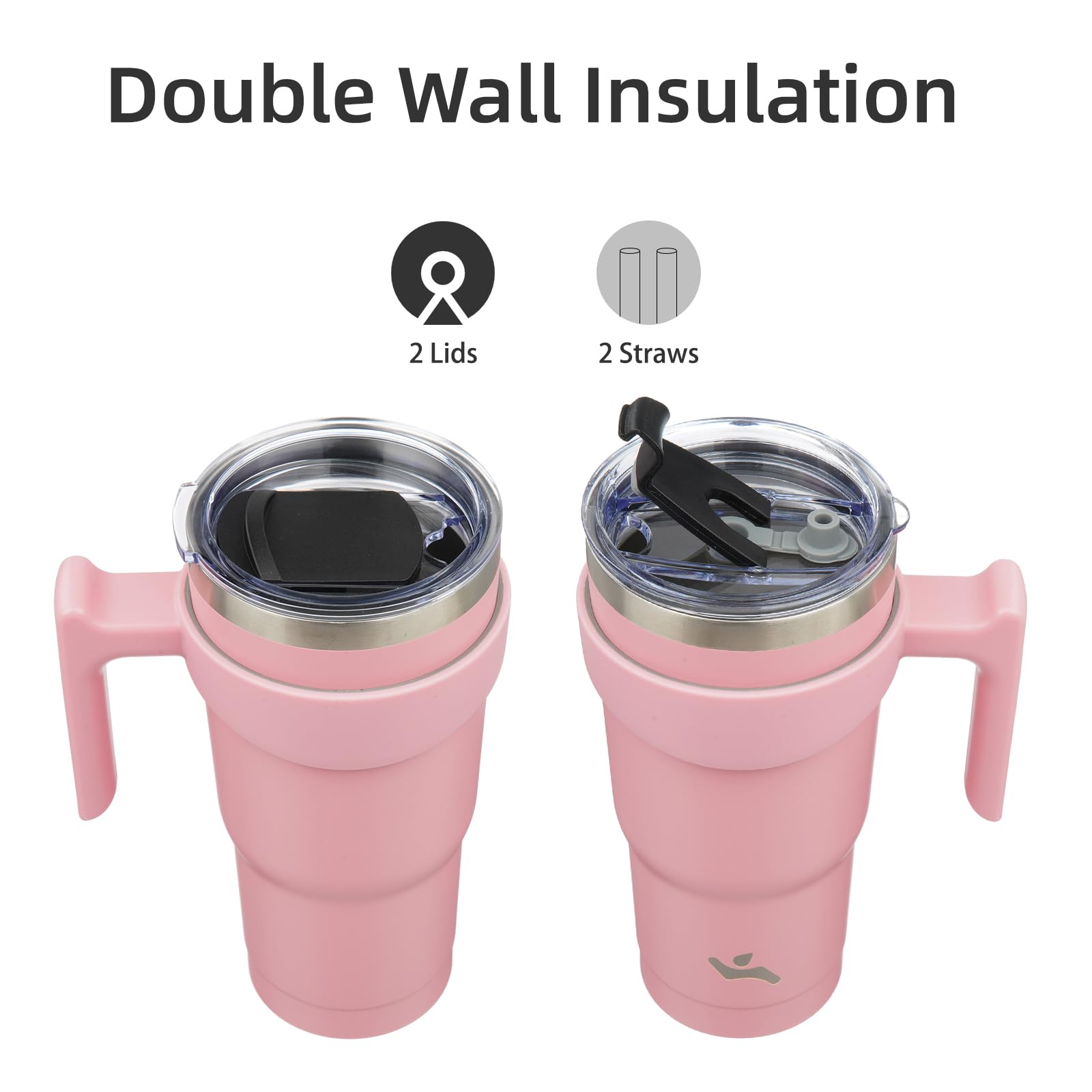 Konokyo vaso térmico de doble pared: aislamiento para bebidas frías o calientes.