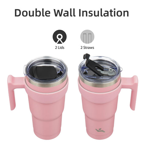 Konokyo vaso térmico de doble pared: aislamiento para bebidas frías o calientes.