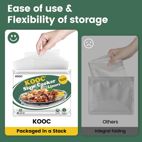KOOC compatible con ollas de 3 a 4 cuartos para mayor versatilidad.
