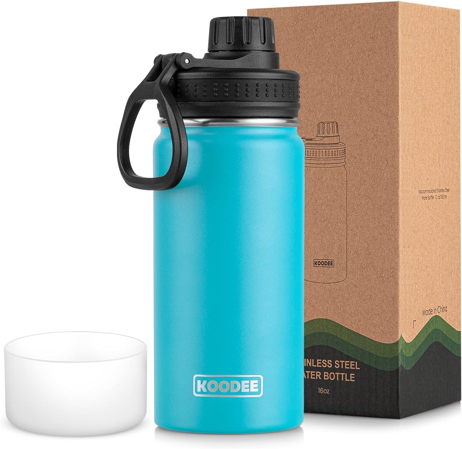 Botella koodee para niños en azul cielo ideal para la escuela