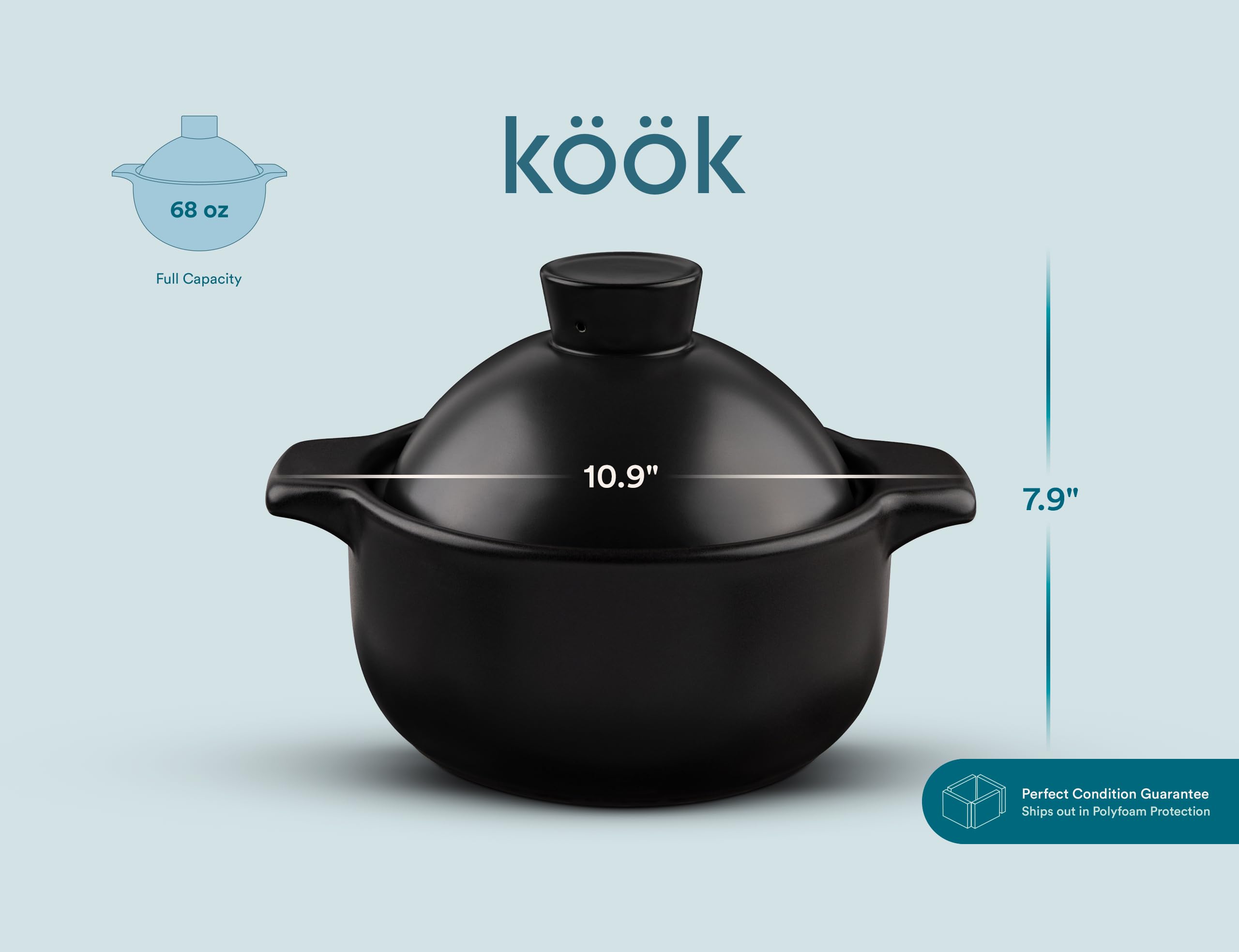 KooK Dolsot, acabado mate que realza la mesa