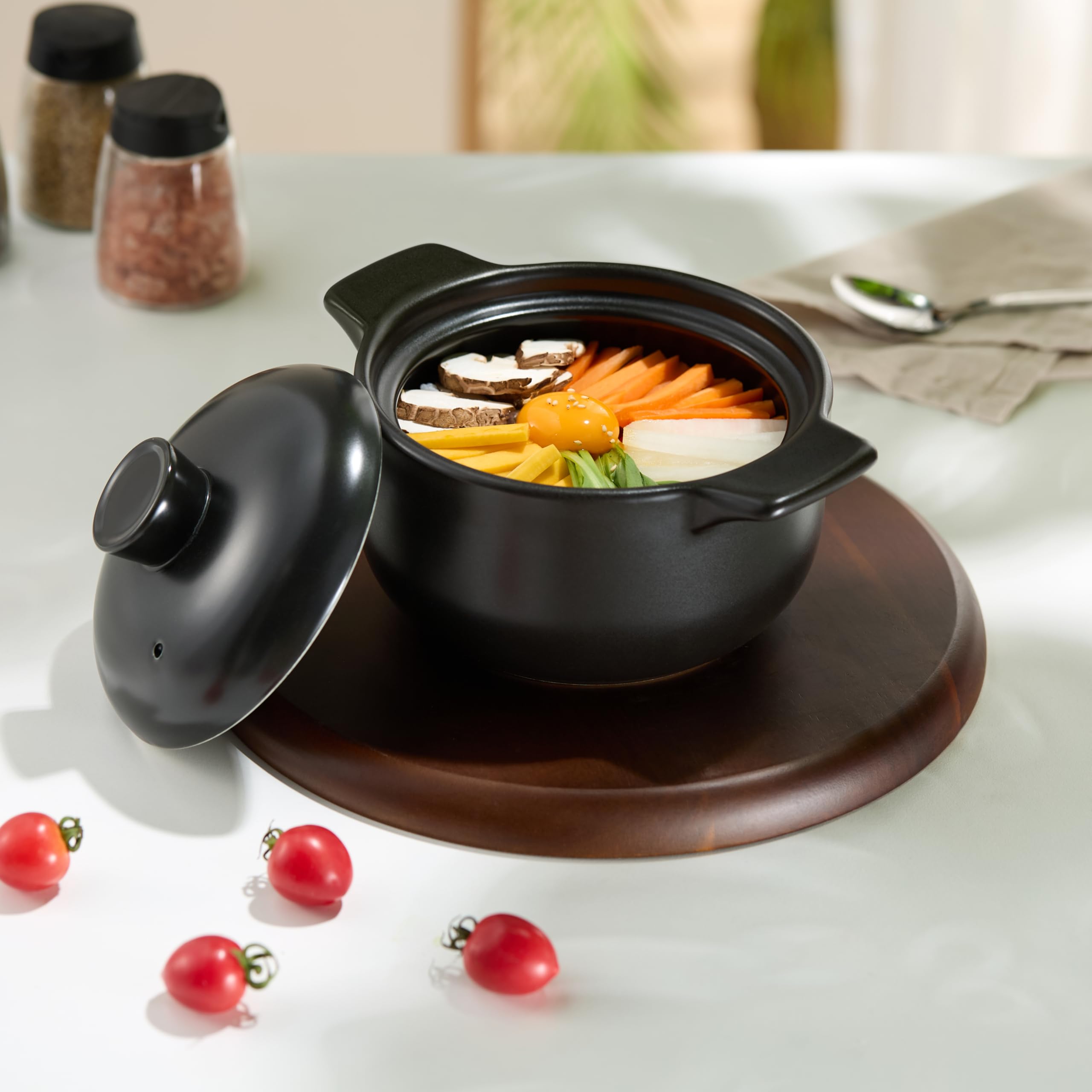 KooK Dolsot para sopas y estofados: cocina uniforme y caliente.