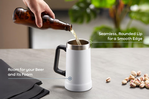 KooK Stein para café, 24 oz, mantiene caliente por más tiempo