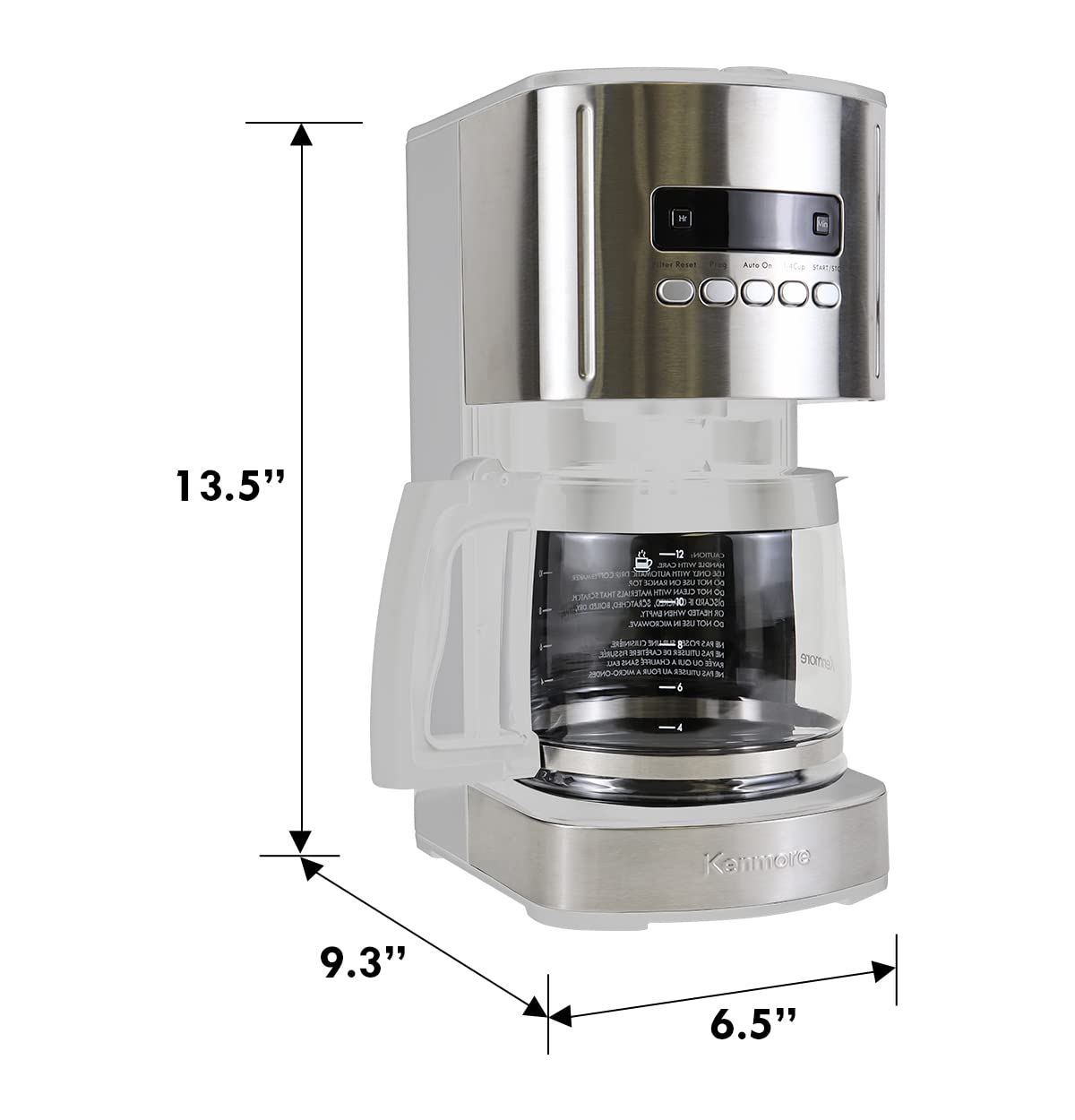 Koolatron cafetera goteo, temporizador digital para despertar con café listo.