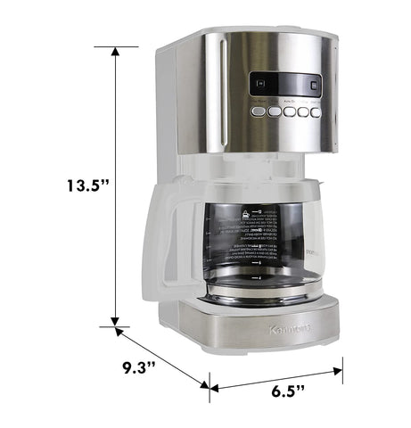 Koolatron cafetera goteo, temporizador digital para despertar con café listo.