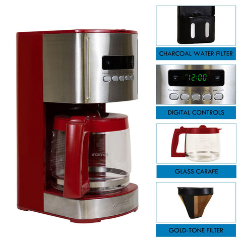 Kenmore Koolatron pausa para servir para verter una taza sin esperar.