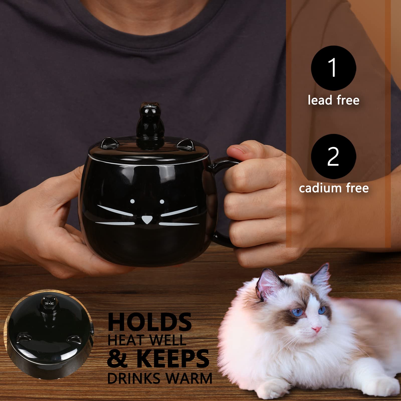Empaque seguro de Koolkatkoo para entrega de taza gato