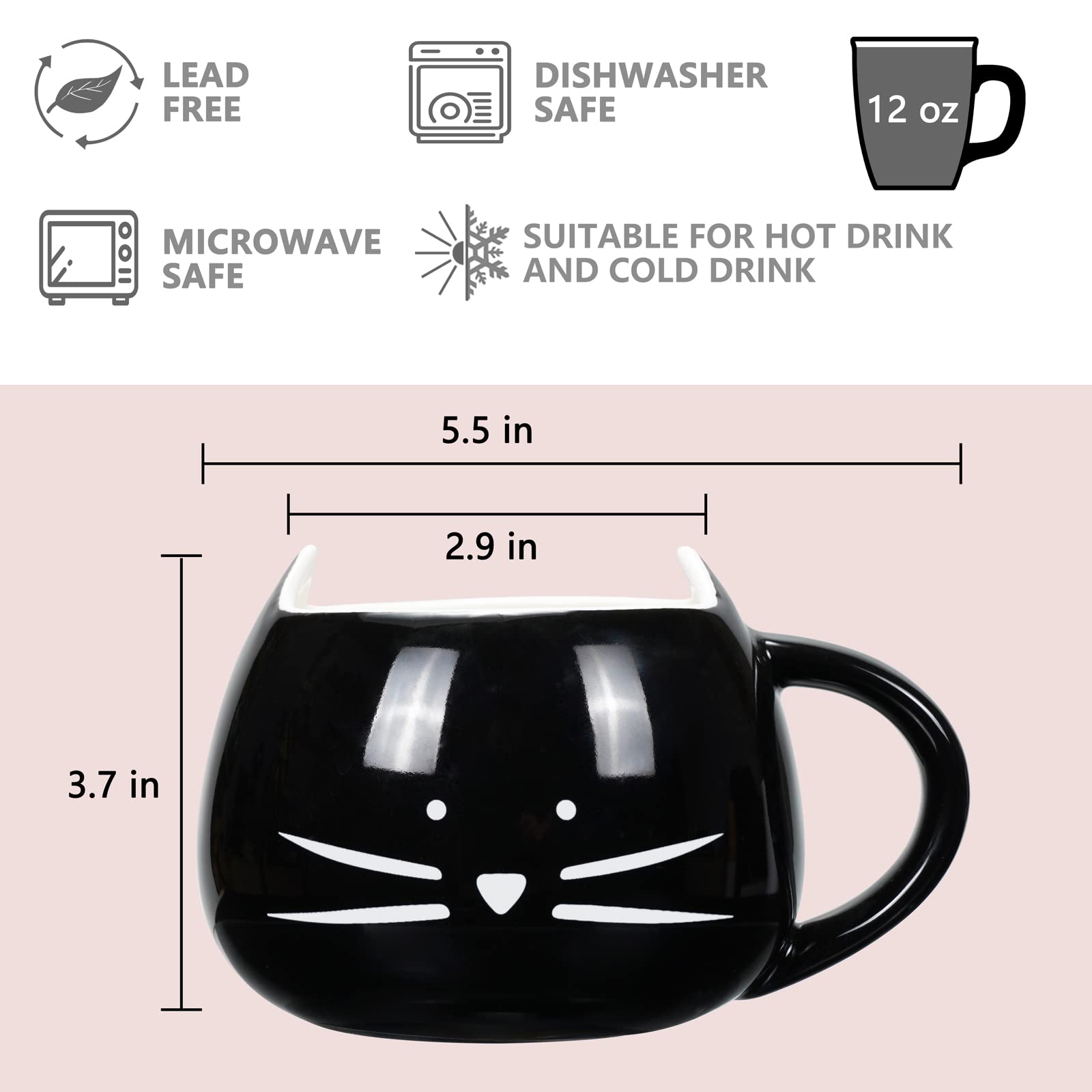 Koolkatkoo set de tazas con gatos para compartir