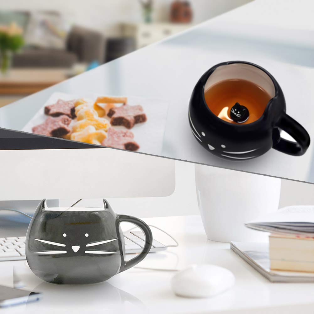 Taza Koolkatkoo apta para lavavajillas y microondas, uso diario.