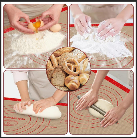 Koolstuffs graduaciones visibles: tamaños consistentes para galletas y pizzas.
