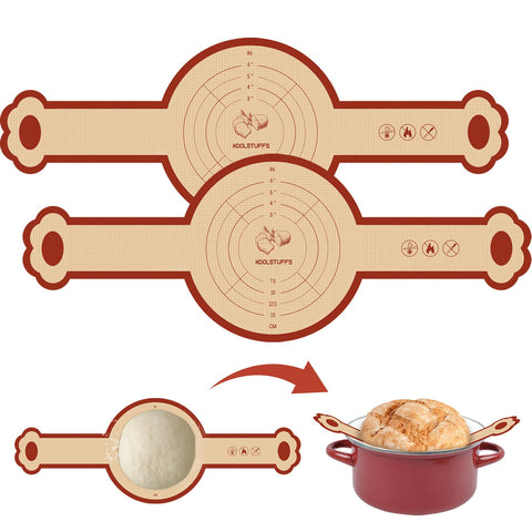 Koolstuffs sling de silicona para masa madre, transferencia suave a la olla holandesa.