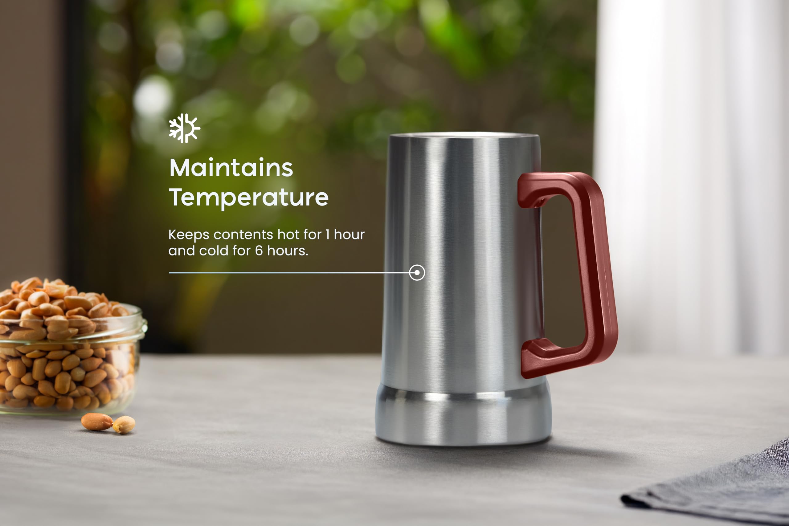 KooK Stein resistente a golpes, ideal para exterior y picnic