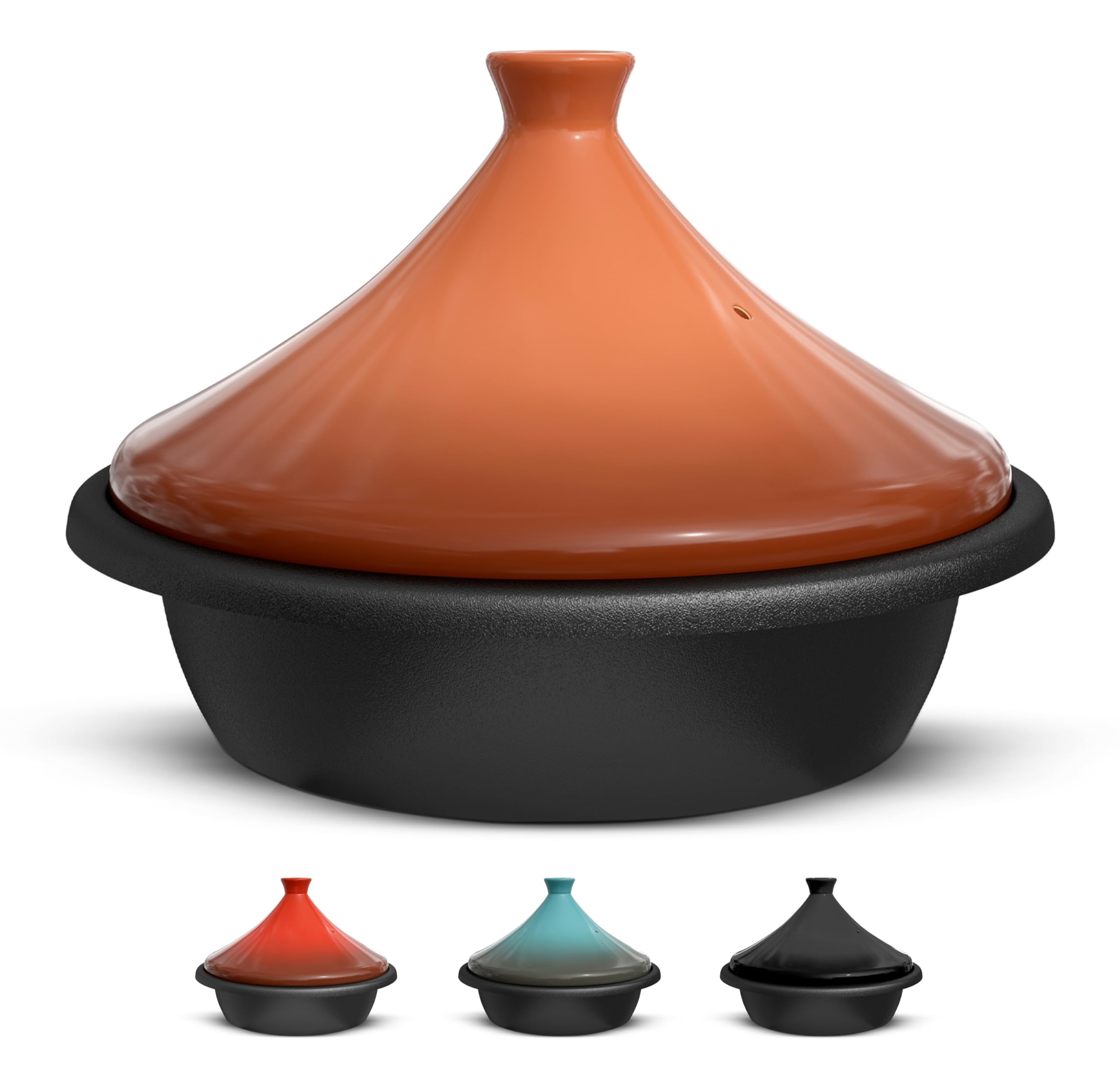 KooK tagine marroquí con tapa cono: cocción lenta que conserva jugos y aromas