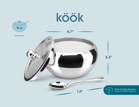 KooK Uso diario en cocina: azúcar, sal o especias a mano.