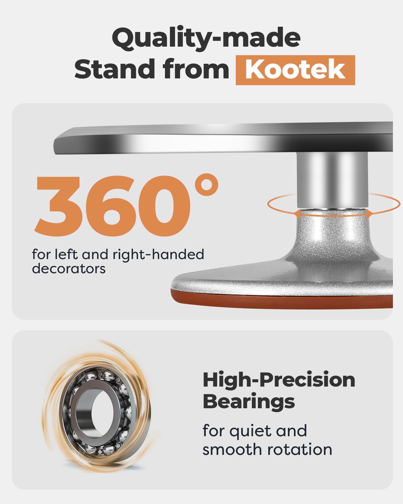 Kootek boquillas numeradas grandes para patrones de glaseado variados.