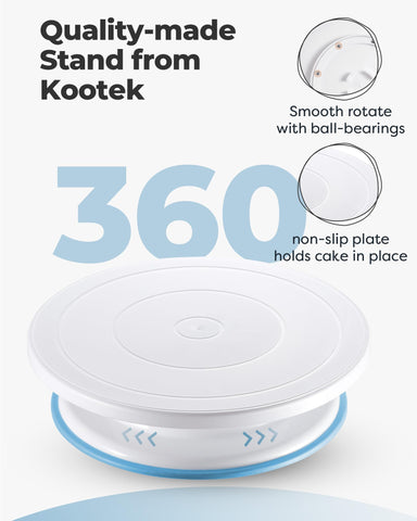 Espatula recta Kootek para alisar capas con control.