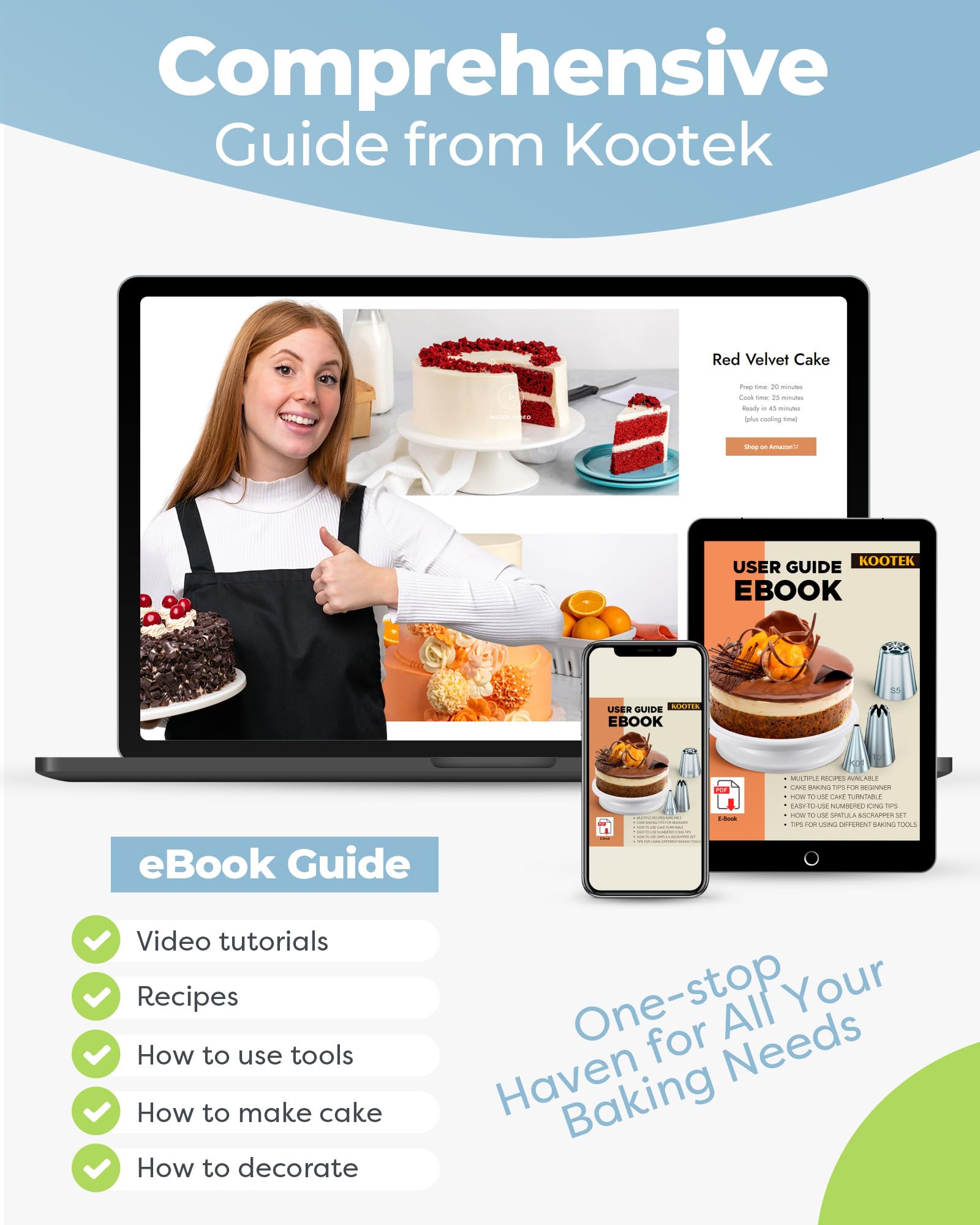 Kootek guía ebook de uso para mejorar decoraciones.