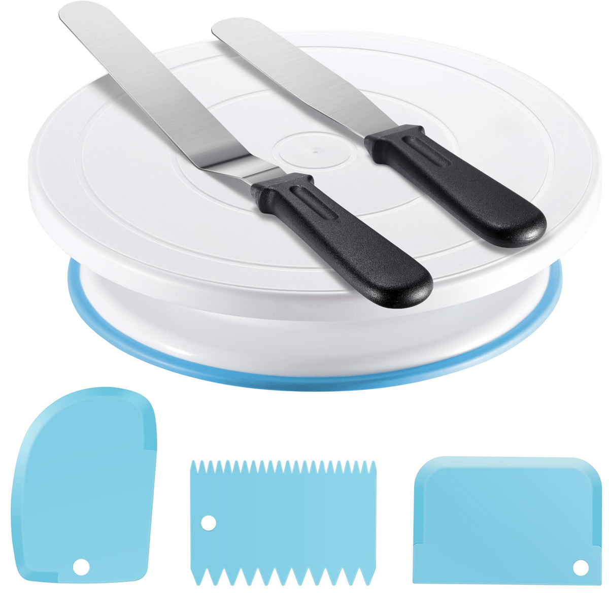Kootek kit de decoracion con mesa giratoria para patrones precisos.