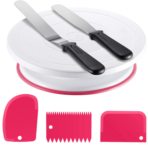 Kit de decoración Kootek con giro 360 grados para patrones consistentes en tartas