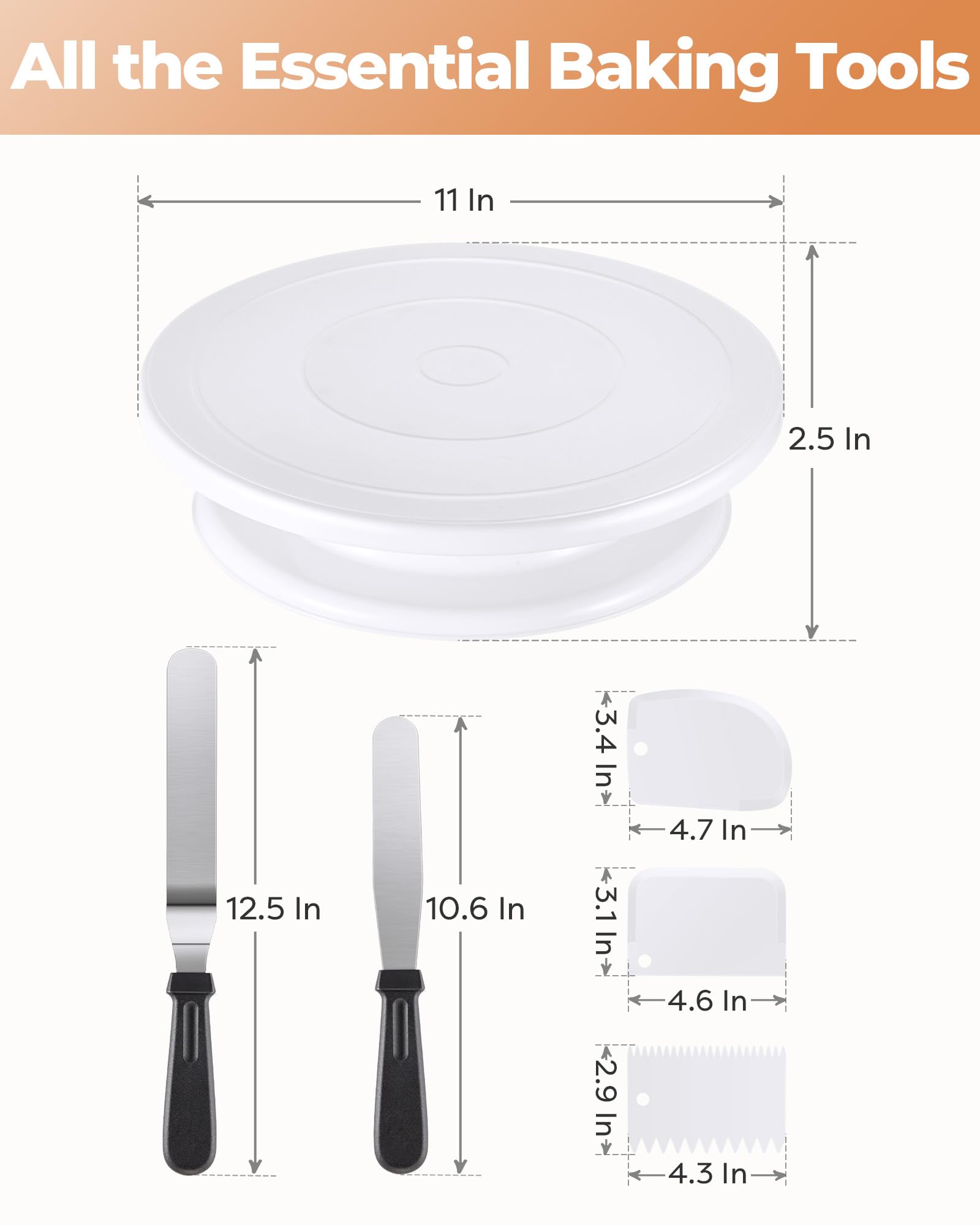 Kit completo Kootek para principiantes y profesionales en repostería.