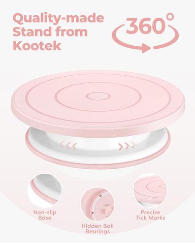 Kootek kit decoracion pasteles 158 piezas para crear diseños
