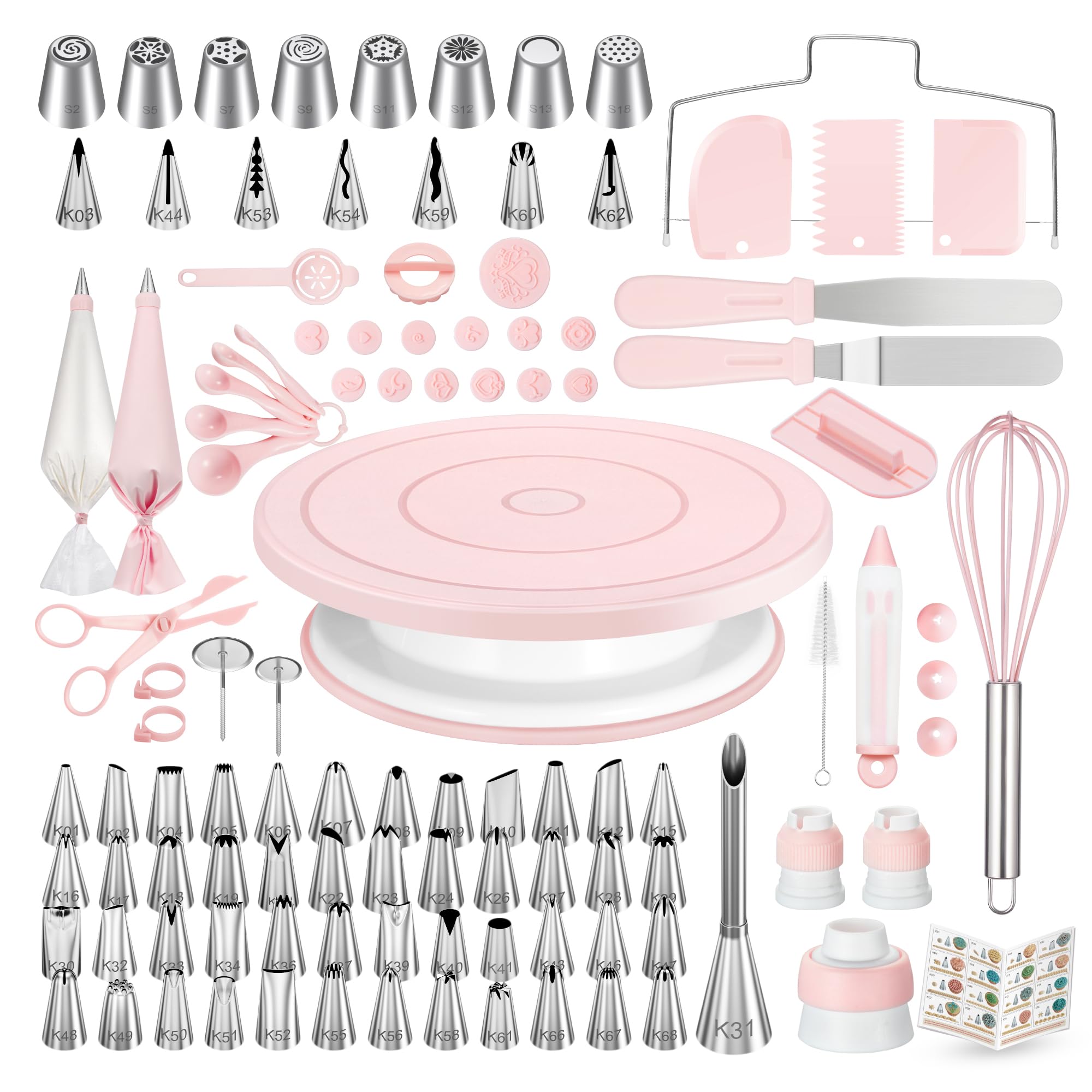 Kootek plato giratorio para pasteles con giro suave y precisión