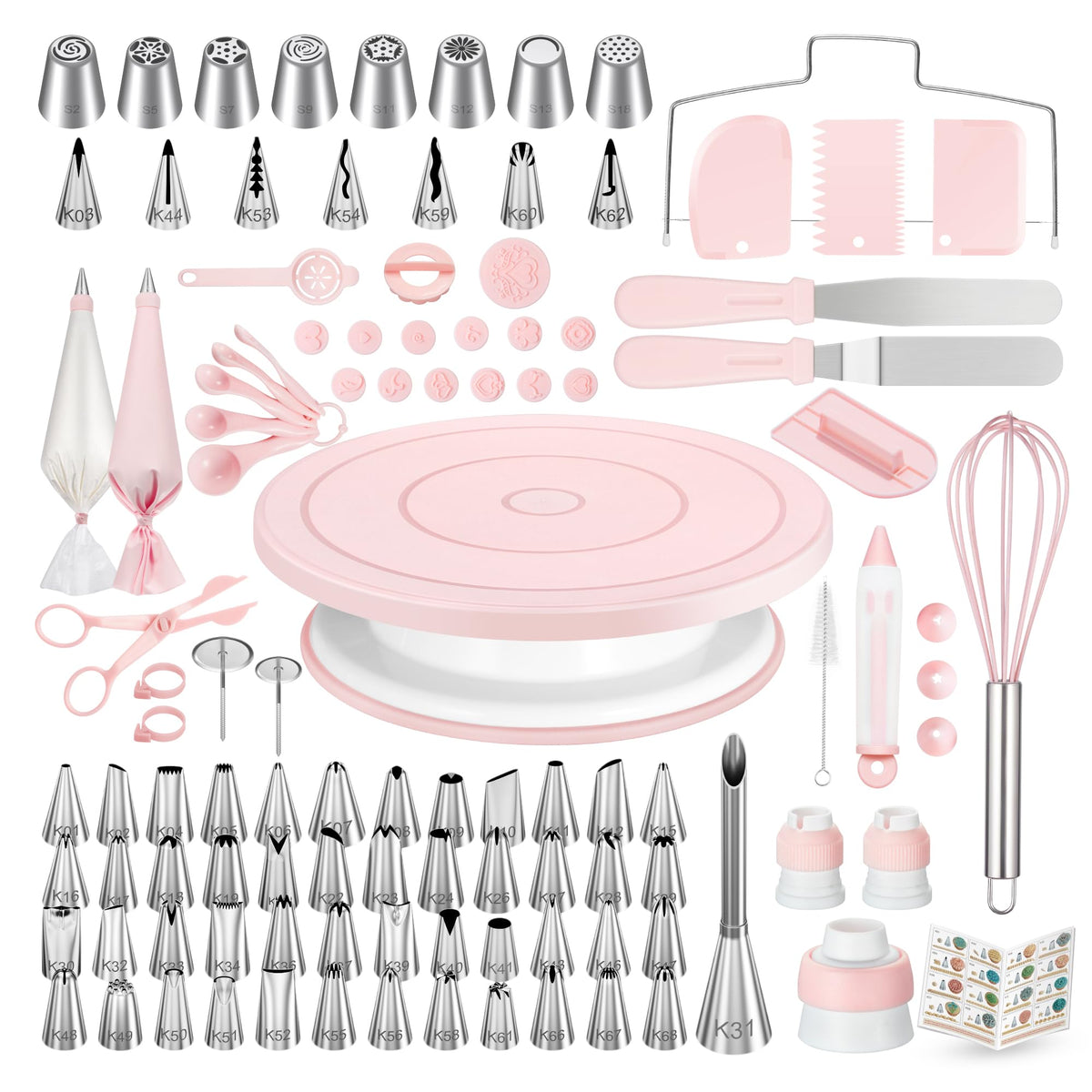 Kootek plato giratorio para pasteles con giro suave y precisión