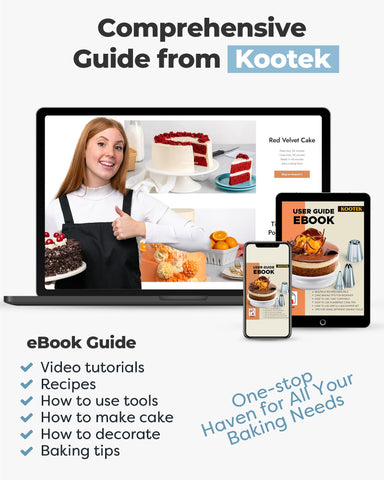 Raspadores de Kootek con 3 bordes para diseños variados.