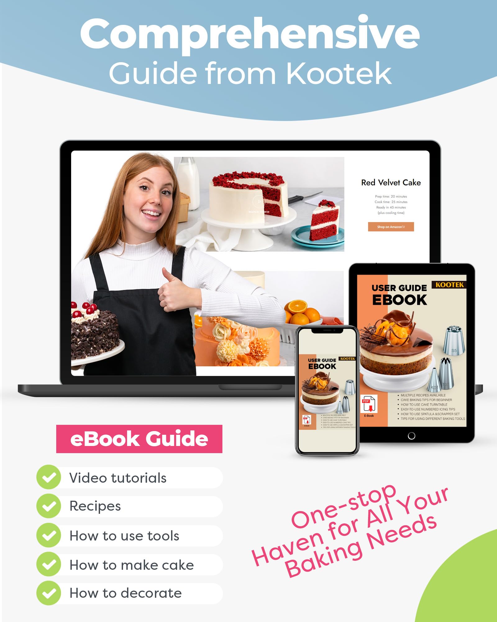 Kootek raspadores para bordes y texturas brindan acabado profesional