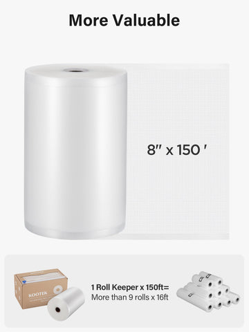 Kootek bolsas de vacío compatibles con todas las selladoras del mercado