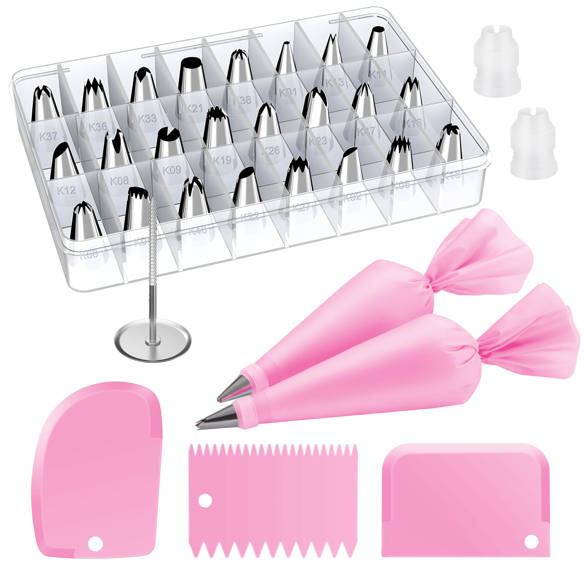 Kit Kootek con boquillas variadas para decorar pasteles y cupcakes.