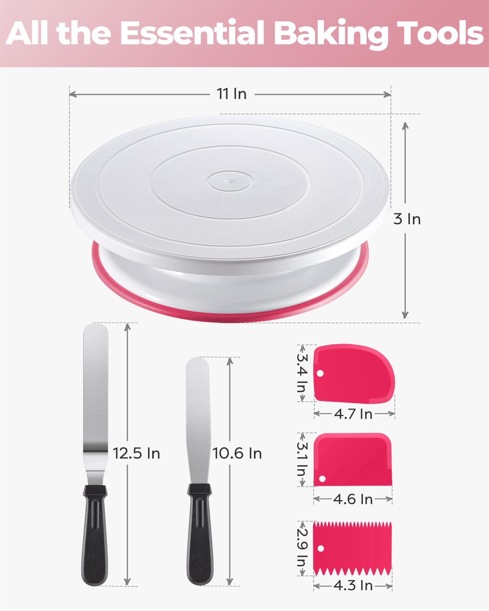 Uso doméstico de Kootek para decoraciones de tartas en casa
