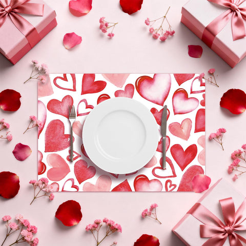 KOPOOEOE diseño en acuarela rojo-rosado para ambientar cualquier celebración.