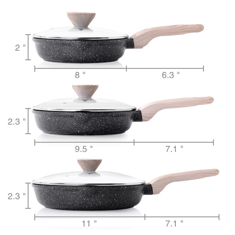 Kordisen sartén superficie antiadherente, limpieza sencilla tras cocinar.