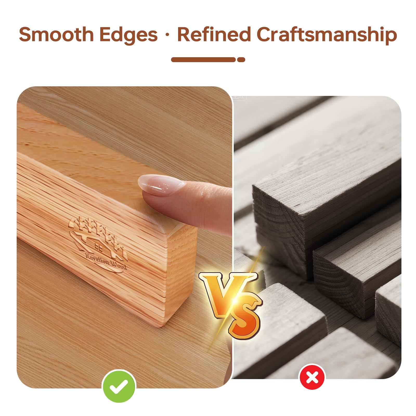 KORELION WOOD servicio al cliente rápido con reemplazo.
