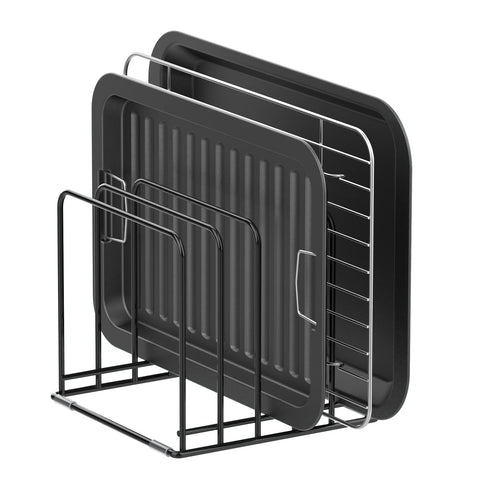 KORRTFID organizador-armario cocina con 5 bolsillos para sartenes y tablas