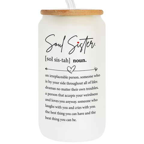 KORUBIA Vaso Lata 16oz con tapa de bambú, evita derrames en casa