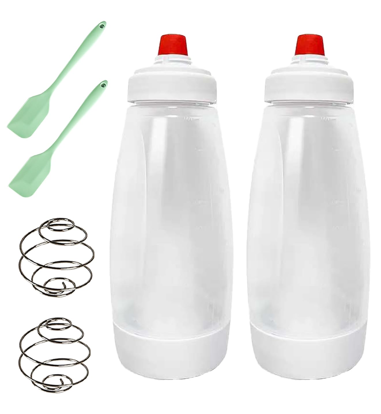 Korvanta dispensador de masa para panqueques: botella para verter con precisión