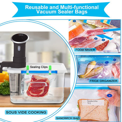 Kosbon sous vide material PA+PE sin BPA para seguridad alimentaria.