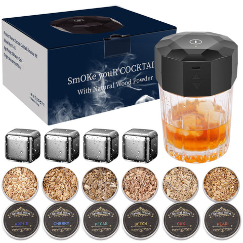 KOUARA ahumador de whisky en caja regalo elegante para sorprender