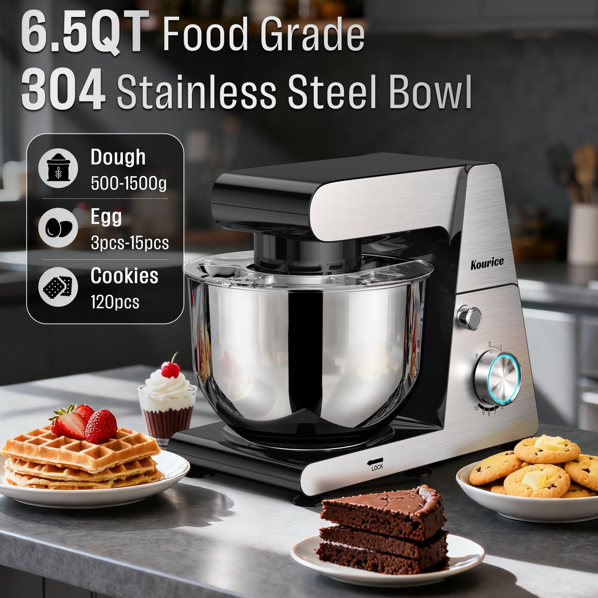 Kourice conjunto de accesorios premium para una cocina versátil.