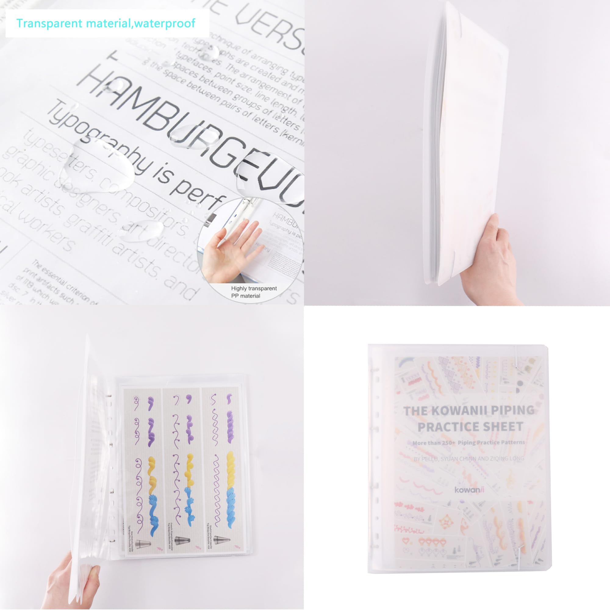 kowanii-carpeta-impermeable-organizacion mantiene hojas secas y organizadas para reutilización.