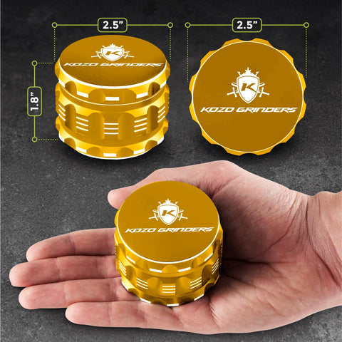 KOZO molinillo de aluminio resistente para uso diario