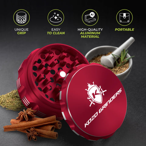 Kozo molinillo de cocina ideal para especias secas y hierbas