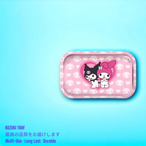 KOZUKI Bandeja rosa anime para servir y usar como cenicero decorativo.