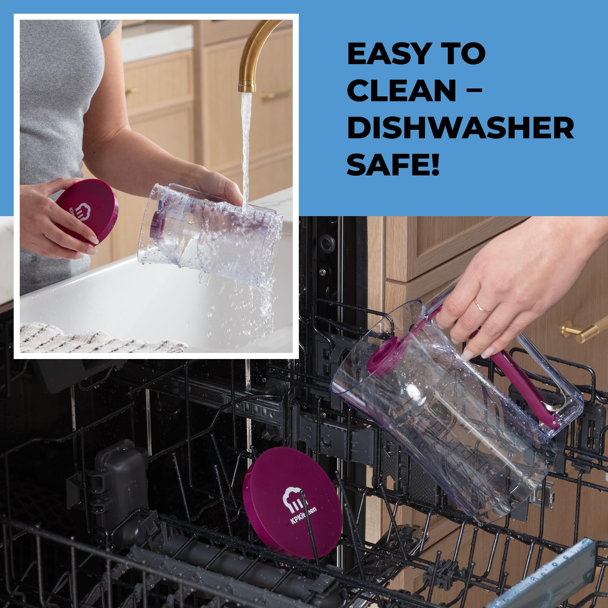 KPKitchen dispensador de masa para panqueques mango ergonómico para control cómodo
