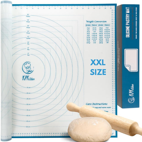KPKitchen manta silicona XXL con medidas impresas para hornear con precisión
