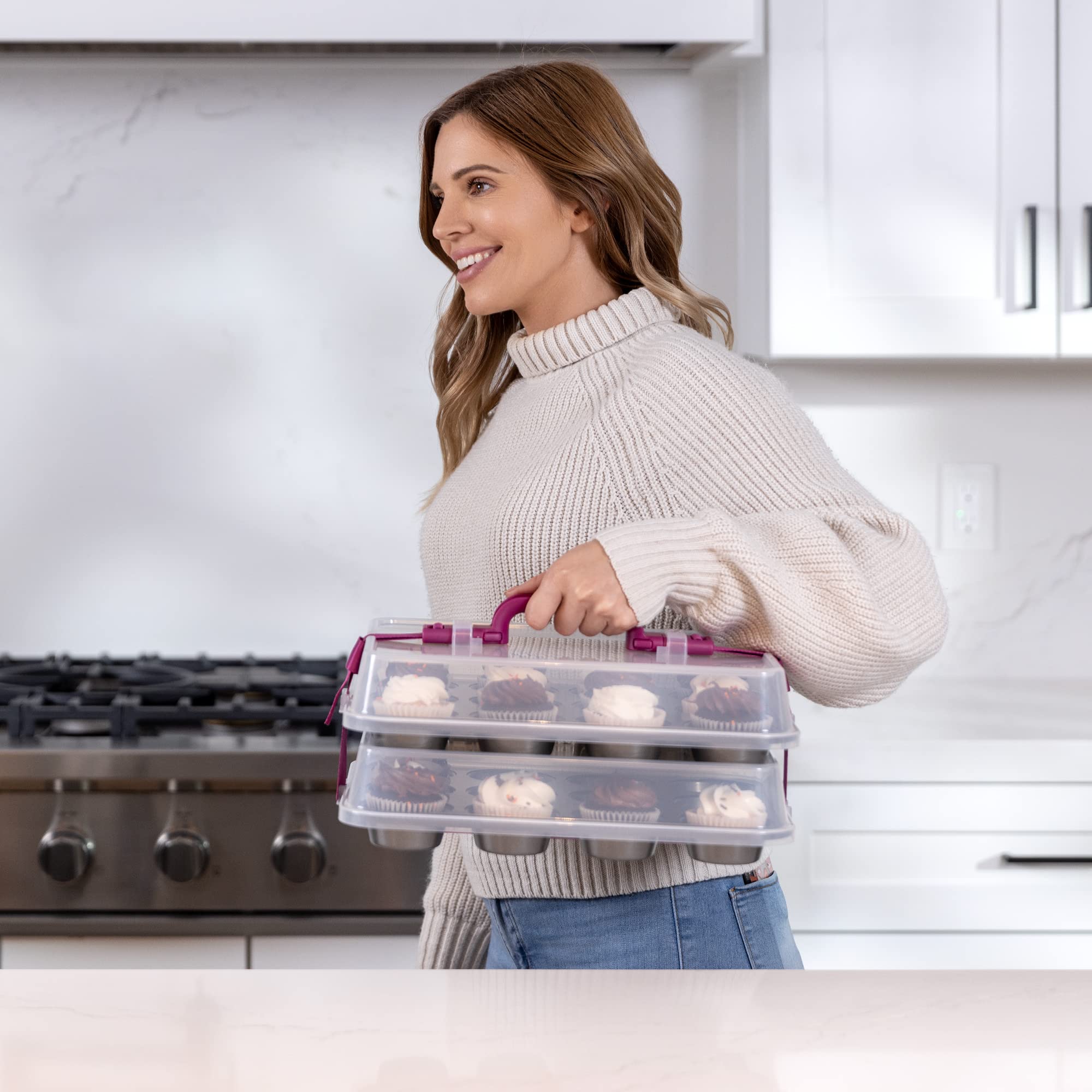 KPKitchen molde antiadherente 12 cavidades: desmoldeo fácil y limpieza rápida.