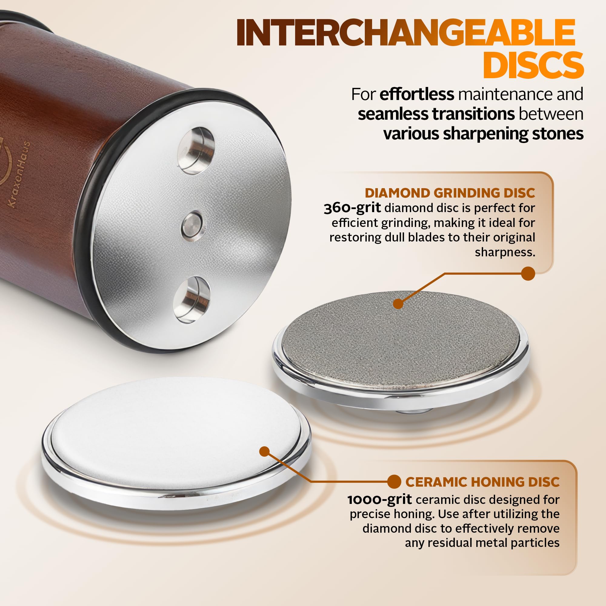 Diseño compacto y portable, sin cables ni baterías.